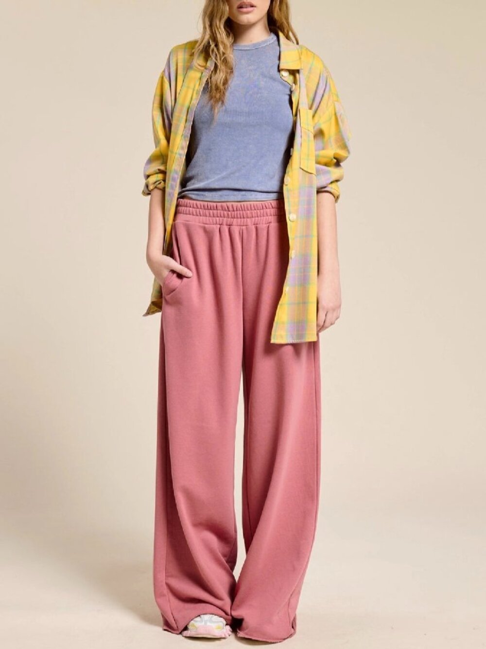 Alder Lounge Pants in Muted Rose Size Medium